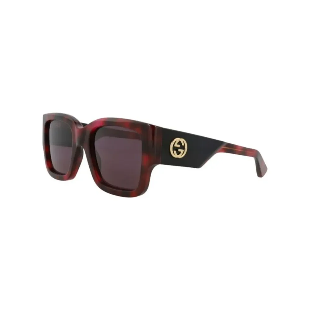 Gucci Square-Frame Recycled Acetate Sunglasses Multi Womens